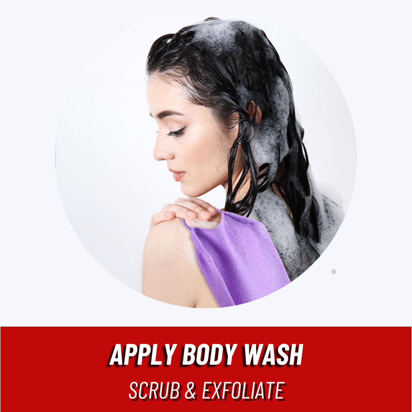 FlexCloth™ Exfoliating Bath Scrubber