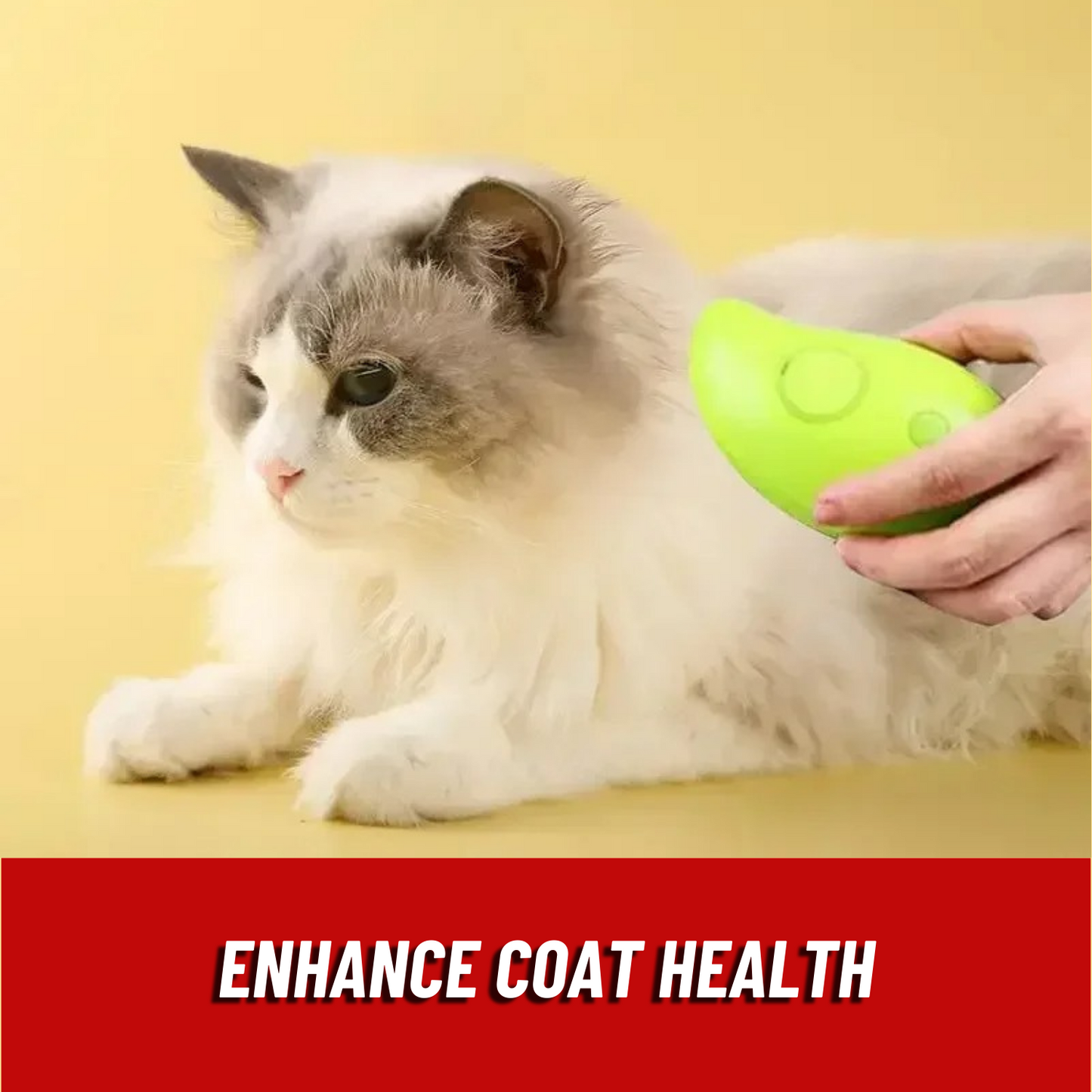 SteamEase™ Pet Grooming Brush